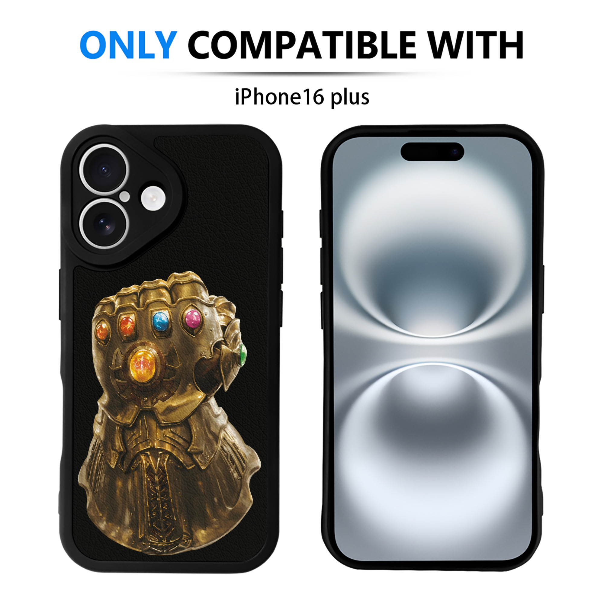 （画像用） アベンジャーズ The Avengers 【iPhone 16シリーズ対応】シリコンスマホケース（レザー調） 材質：シリコン